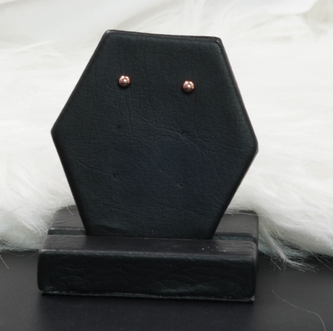 TOPO SENCILLO ROSADO ACERO 4MM